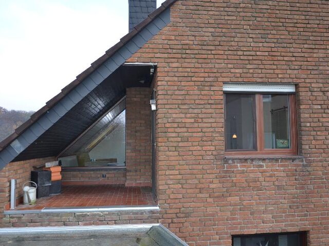 Loggia, Gitter wird installiert