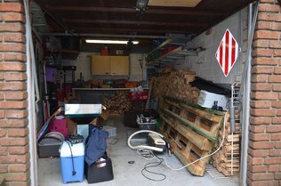 Garage, frei werdend