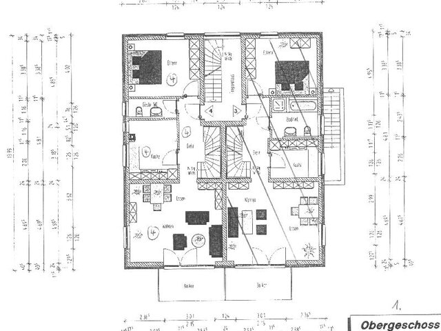 Grundriss 1. Obergeschoss