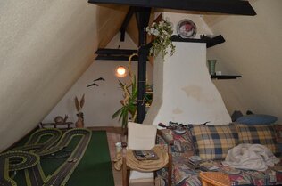Studio im DG Richtung Treppe