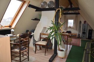 Studio im DG links Gartenseite
