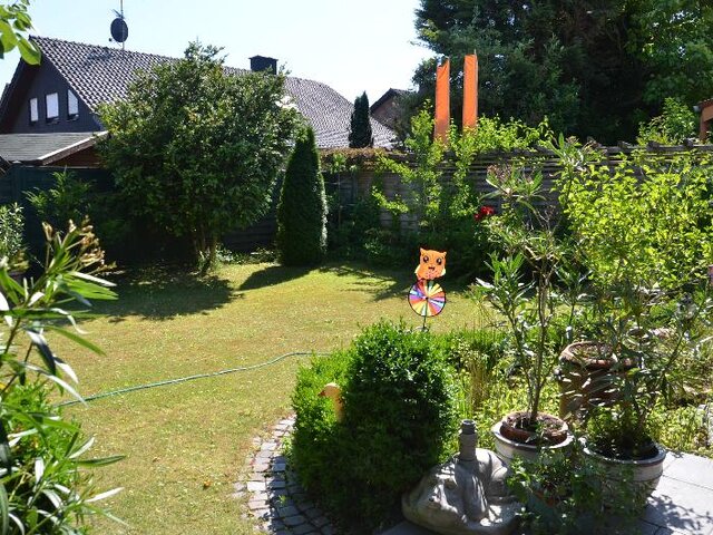 Garten Teilansicht mit Teich