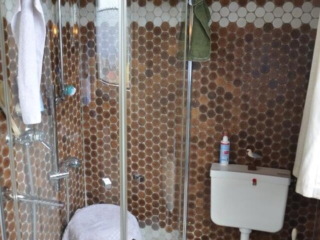 Neuere Dusche bodengleich EG