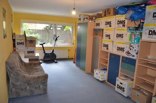 Souterrain zum Garten rechts