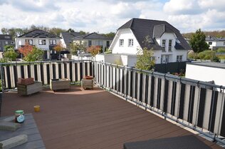 Dachterrasse Richtung Westen