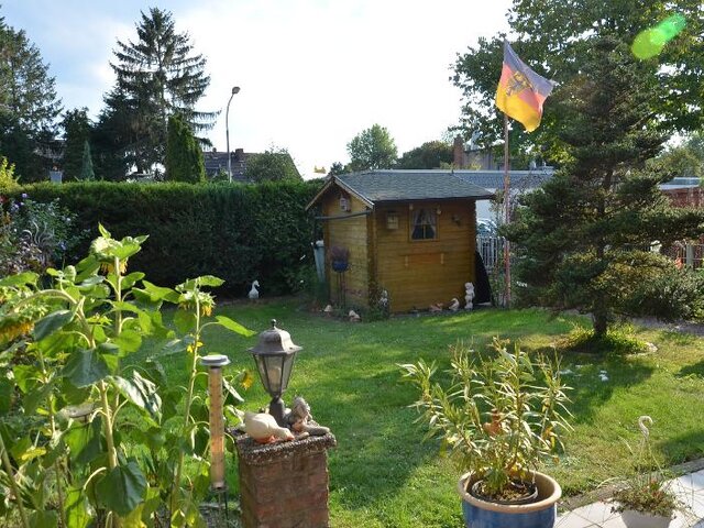 Gartenhaus, Gartenausgang