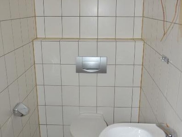 WC in der ehemaligen Garage