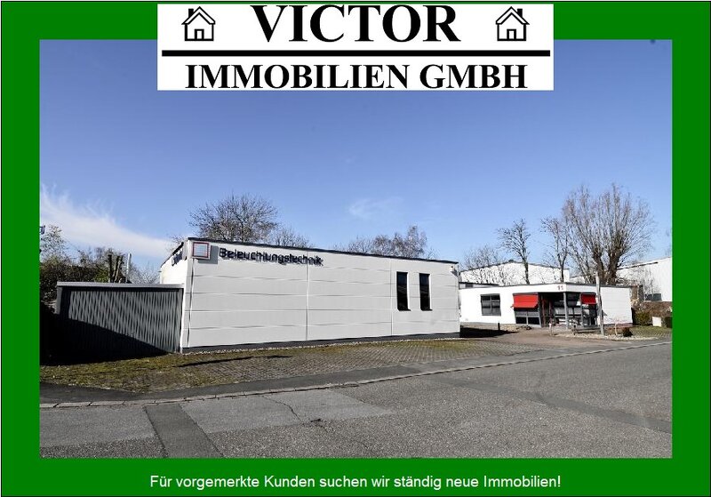 Hallen, Bürotrakt, Stellplätze