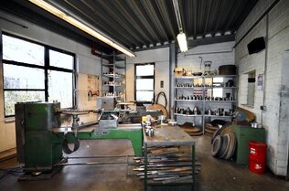 Halle 1 Mitte hinten Drückerei