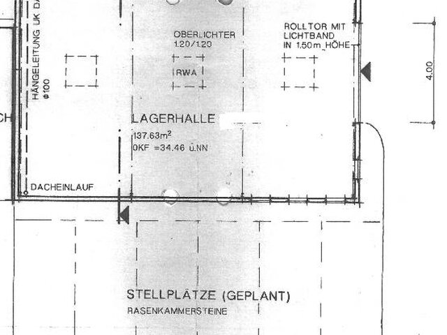 Halle 2 links (1997) Grundriss