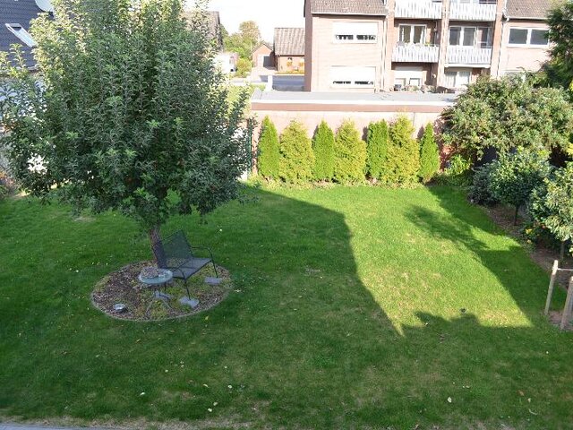 Gartensicht aus dem 1. Stcok