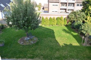 Gartensicht aus dem 1. Stcok