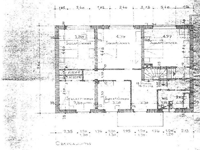 Grundriss 1. Obergeschoss