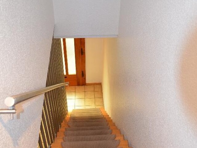 Treppe in das Ergeschoss