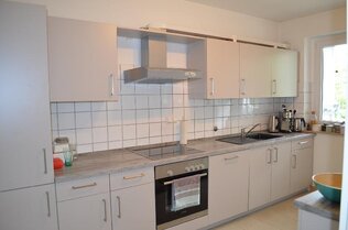 Küche mit Einbauküche