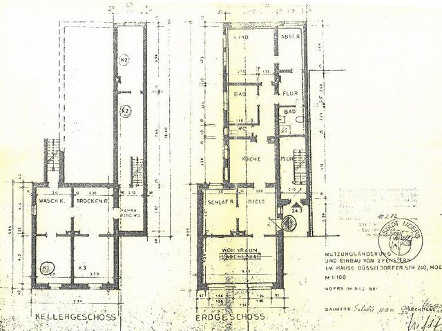 Grundriss KG und EG