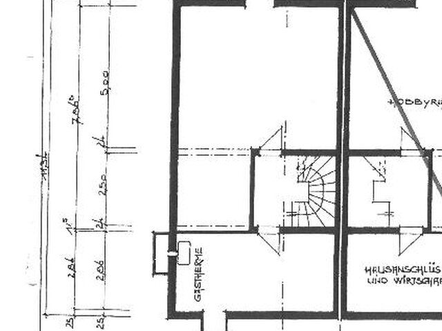 Grundriss Keller