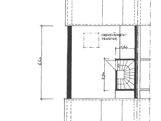 Grundriss Studio Dachspitze
