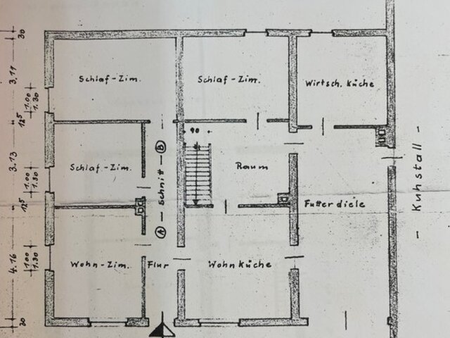 Grundriss Wohnhaus