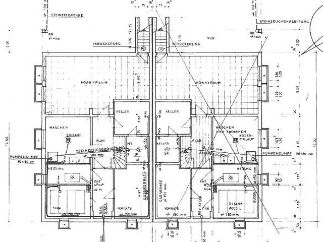 Grundriss Keller / Souterrain