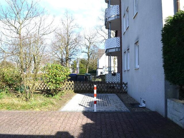 Stellplatz mit Pfosten