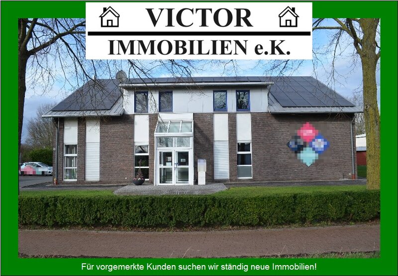 Hallen, Büro und Wohnung