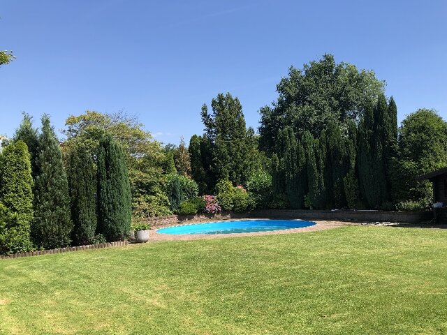 Pool hinteres Grundstück