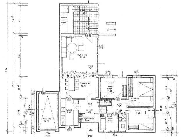 Grundriss Erd-/Staffelgeschoss