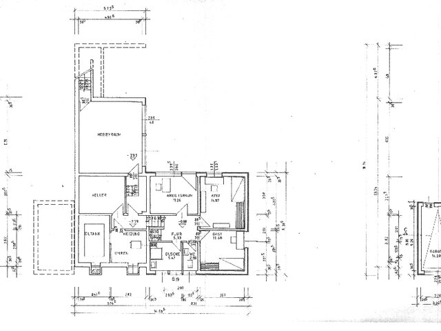 Grundriss Keller + Souterrain