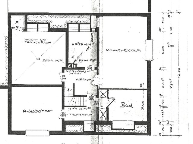 Grundriss Keller