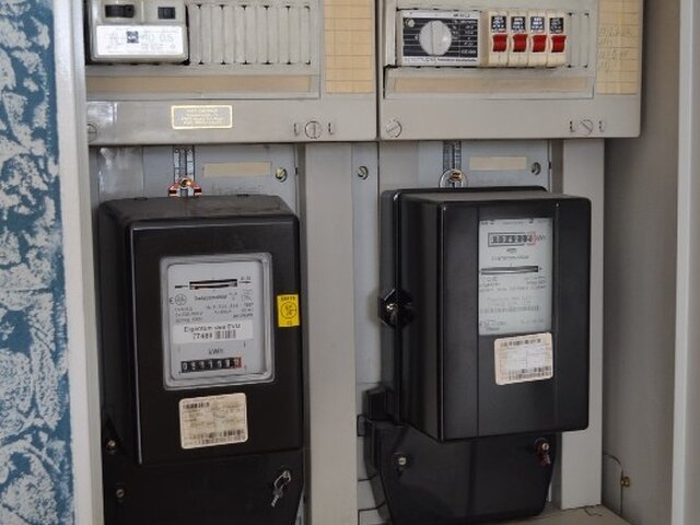 Stromverteiler im Treppenhaus