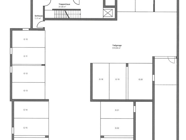 Plan Tiefgarage
