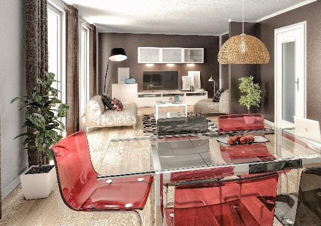 Erdgeschoss Wohn- Esszimmer